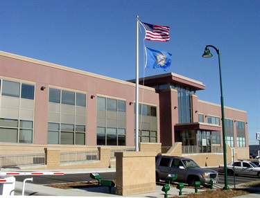 Exterior of the Law Enforcement Center