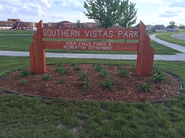 Southern Vistas Park Sign