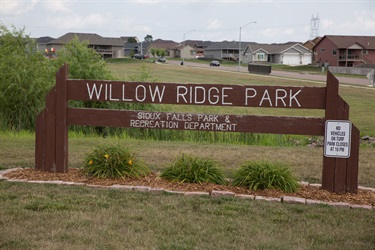 Willow Ridge Park Sign