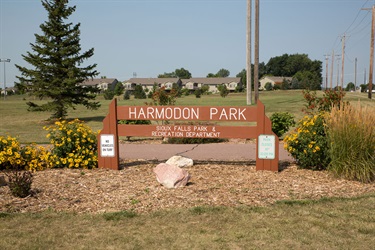 Harmodon Park Sign