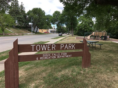 Tower Park Sign