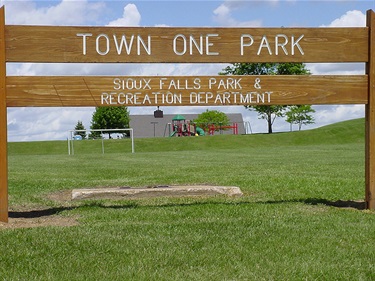 Town One Park Sign
