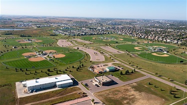 Aerial photo of Harmondon Park