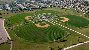 aerial photo of harmondon park